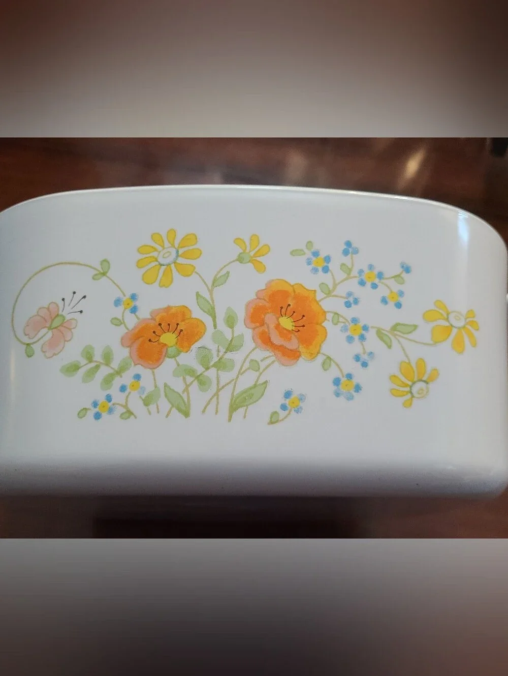 Vintage CorningWare Wildflower 5-Liter Dutch Oven Casserole Dish A-5-B with Lid